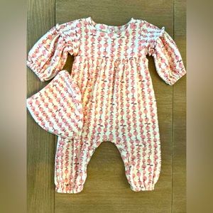 Pink Kate Quinn Jumpsuit, 6-12 Months